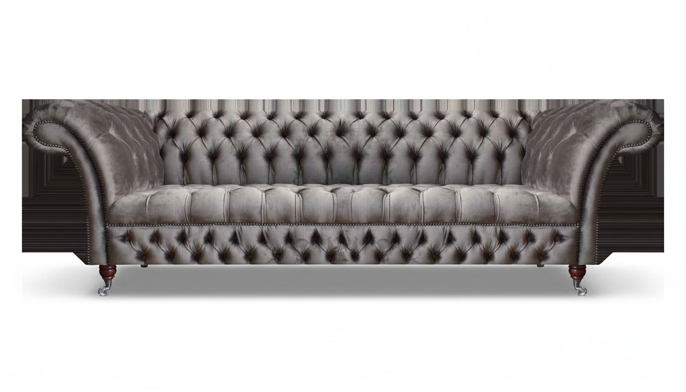 Luxuriöse Sofa Dreisitzer Couch Designer Möbel Moderne Stil Chesterfield