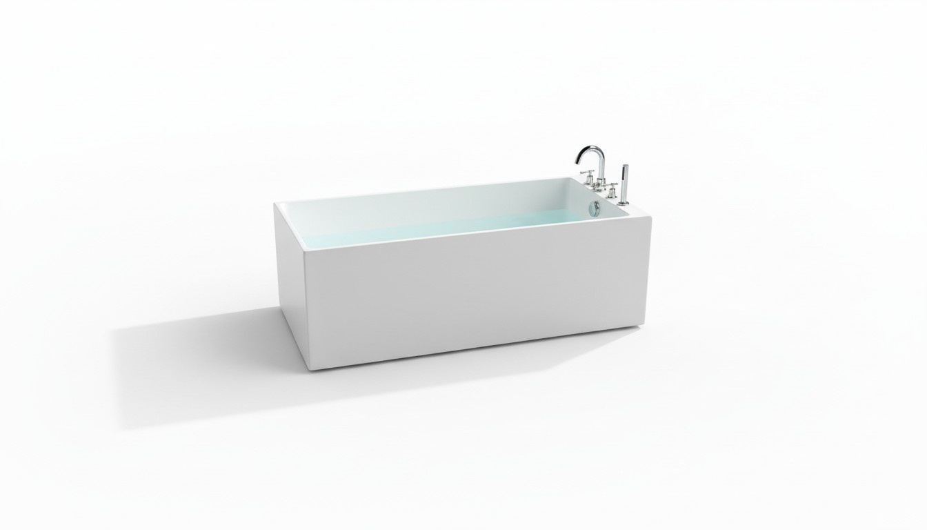 Luxus Badewanne Badezimmer Acryl Wanne 140x70 Wannen Komplett Design