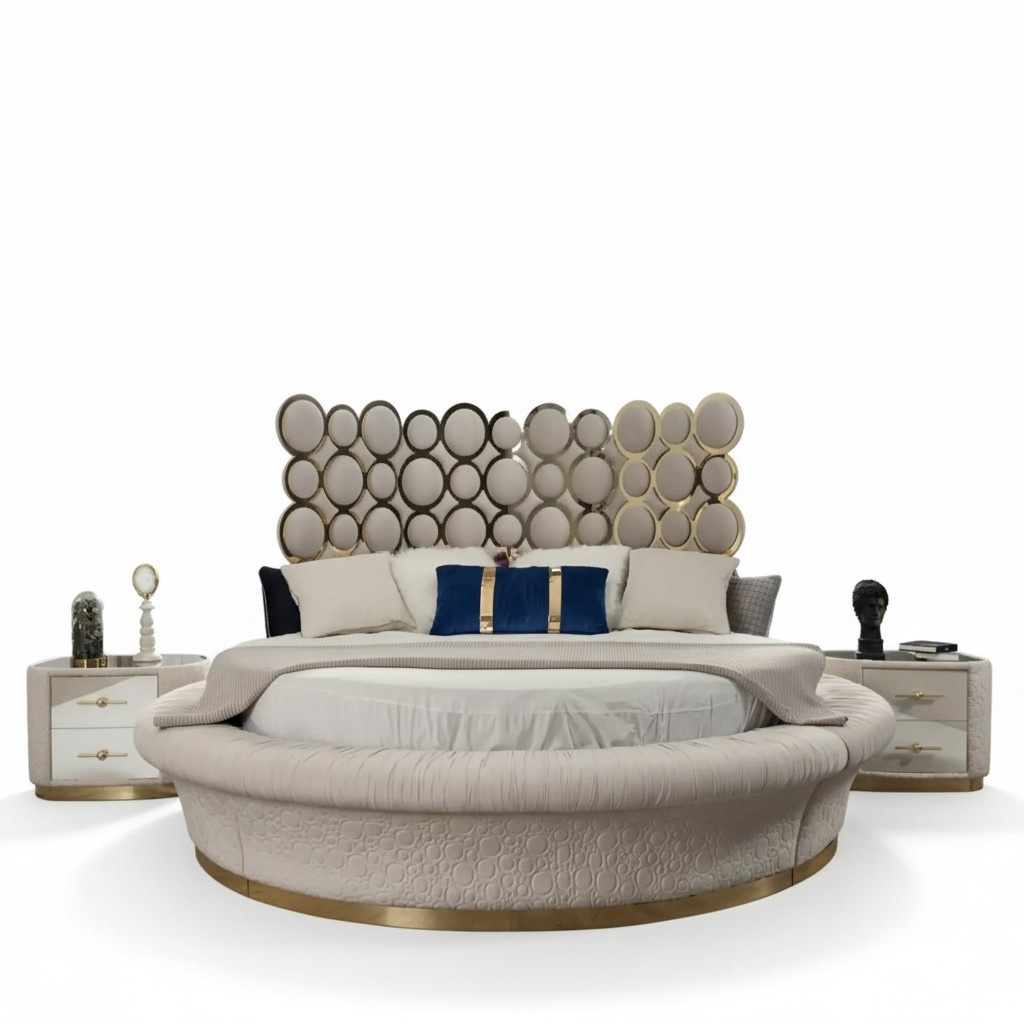 Luxus Bett 2x Nachttisch Set Betten Doppelbett Schlafzimmer Hotel Ehe 3tlg.