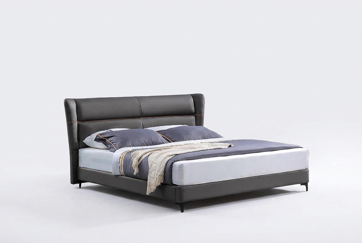Luxus Bett Lederbett Polsterbett Bettkasten Doppel Schlafzimmer Ehebett Betten