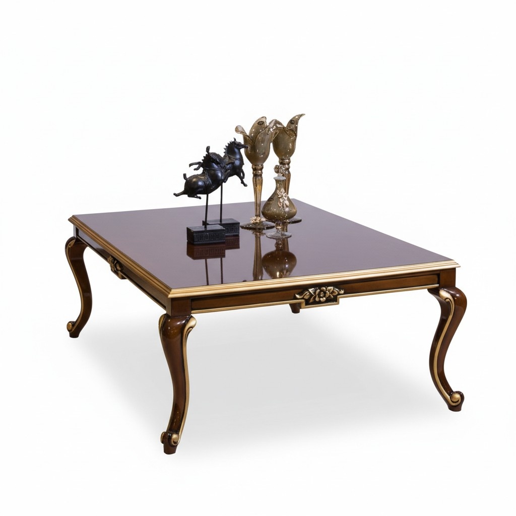 Luxus Couchtisch Braune Couchtische Wohnzimmer Holz Tisch Möbel