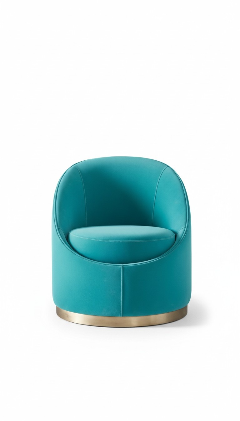 Luxus Design Möbel Esszimmer Sessel Wohnzimmer Lounge Club Relax Sofa Turkis Neu