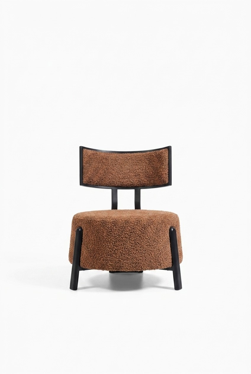 Luxus Design Polster Stuhl Stühle Sitz Esszimmer Holz Textil Sessel Neu