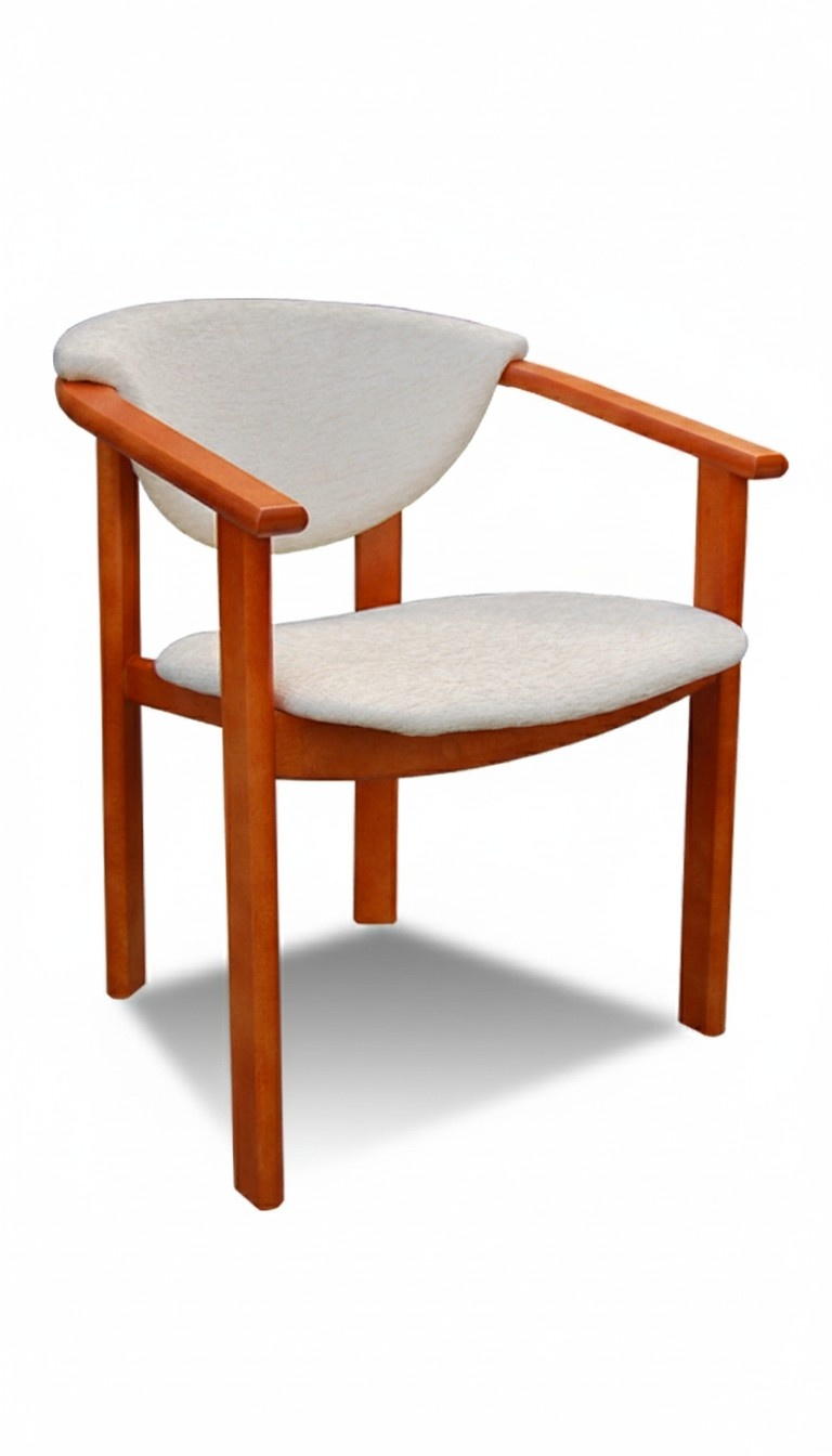 Luxus Design Polster Stuhl Stühle Sitz Lehn Büro Esszimmer Massiv Holz K27 Neu