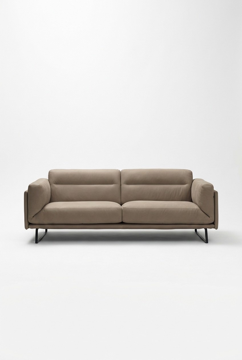 Luxus Dreisitzer Sofa 3 Sitz Sofas Moderne Möbel Couchen Beige Couch