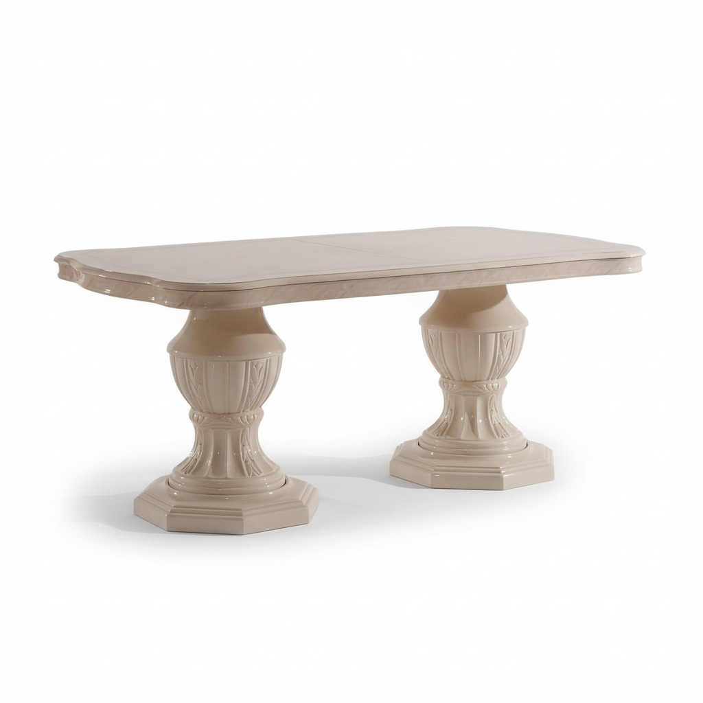 Luxus Esstisch Tisch Tische Design Möbel Oval Italienische Möbel Holz Esstische