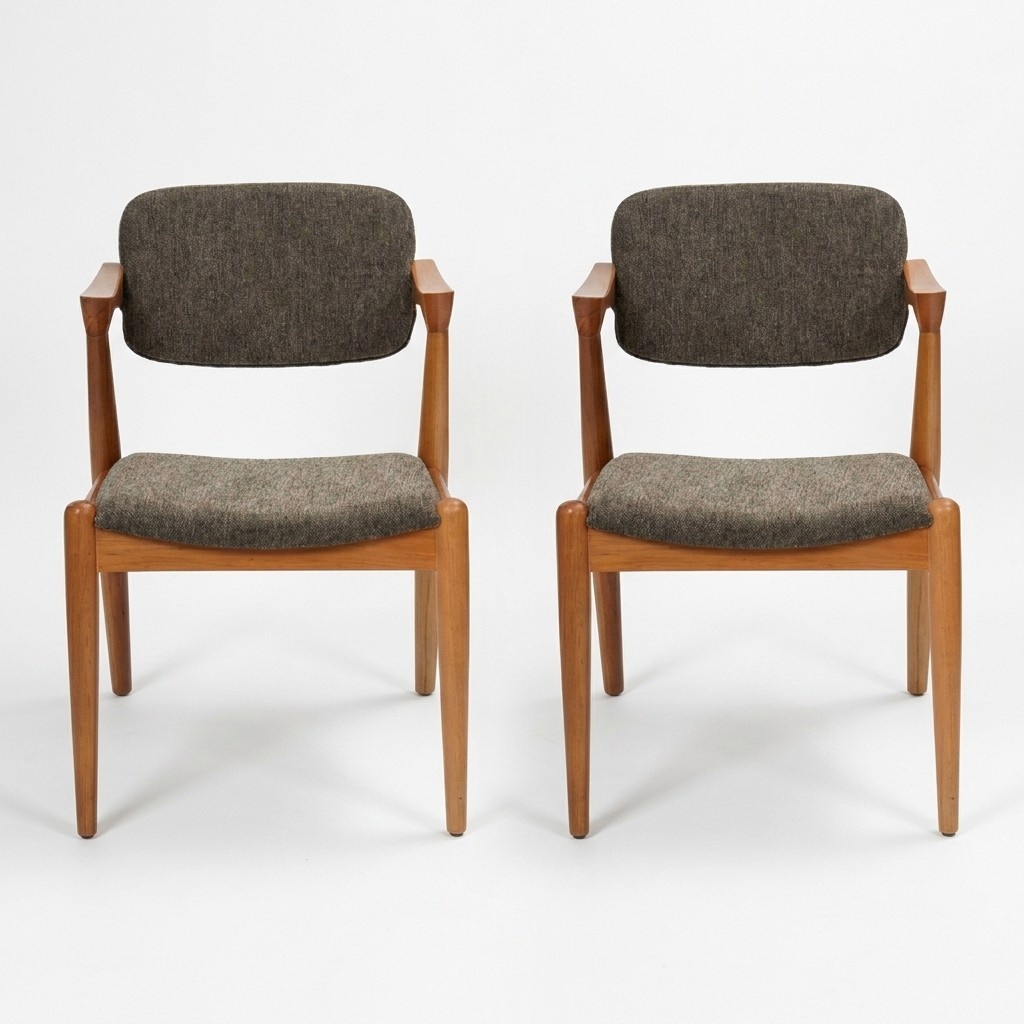 Luxus Esszimmer Möbel Designer Grau 2x Stühle Neu Einrichtung Modern Stühle