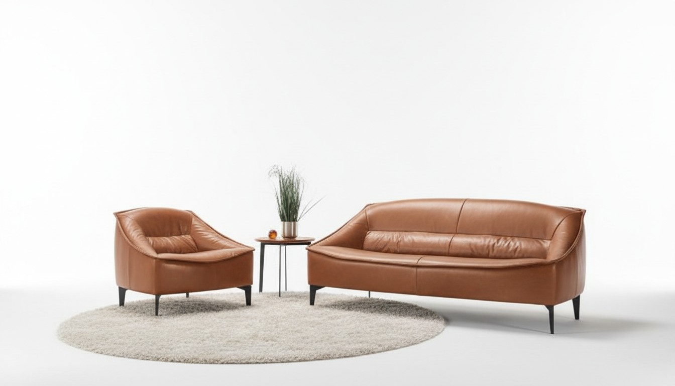 Luxus Garnitur Set 2tlg Sofagarnitur 3+1 Sitz Modern Sofa Sofas Sessel PRIANERA