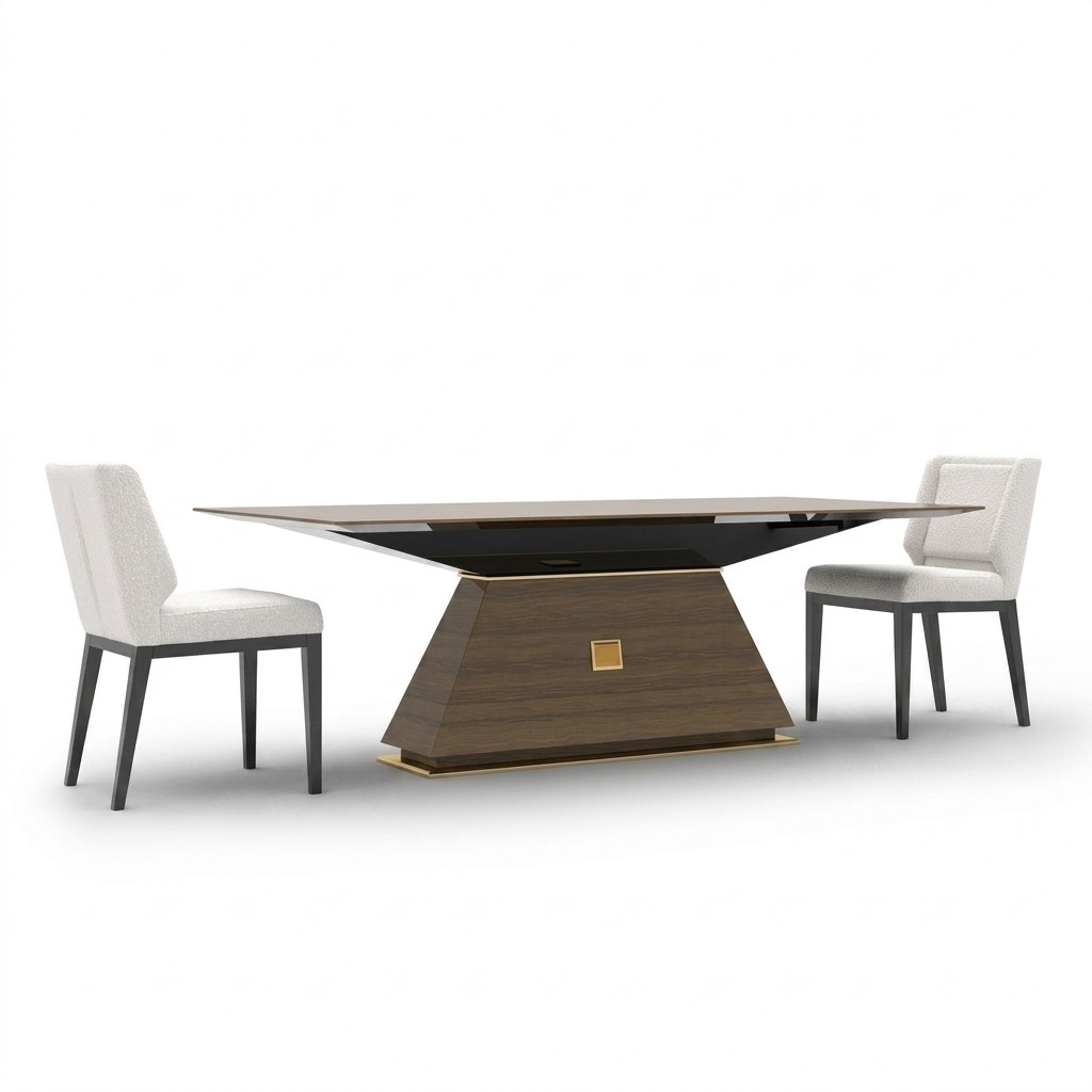 Luxus Gruppe Textil Polster 4x Stühle Holz Esstisch Esszimmer Design Set