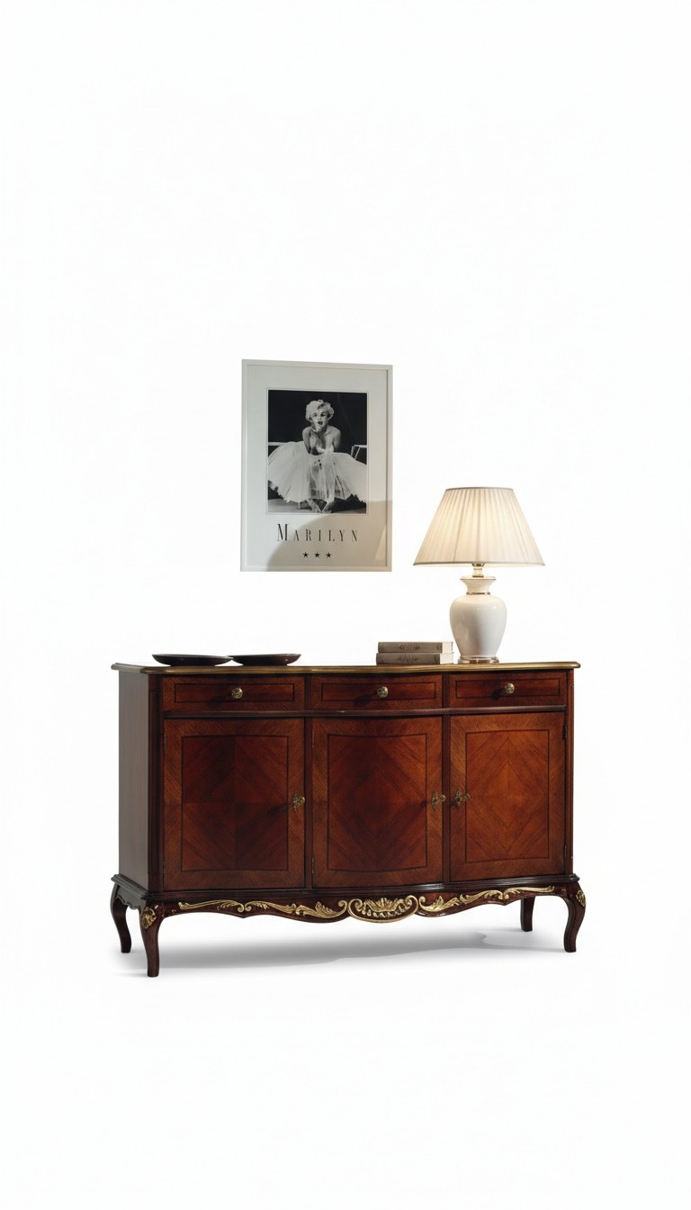 Schicke Luxus Italienische Holz Möbel Kommode Italienische Wohnzimmer Einrichtung Neu