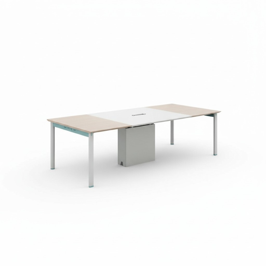 Luxus Meeting Tisch Konferenztisch Tagungstisch Besprechungstisch Regal 2tlg