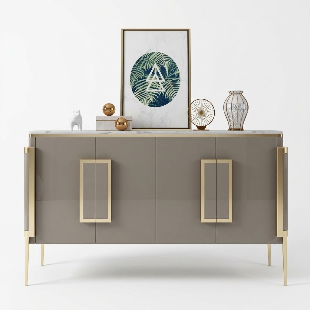Luxus Modern Stil Kommode Sideboard Kommoden Holz Schrank Anrichte
