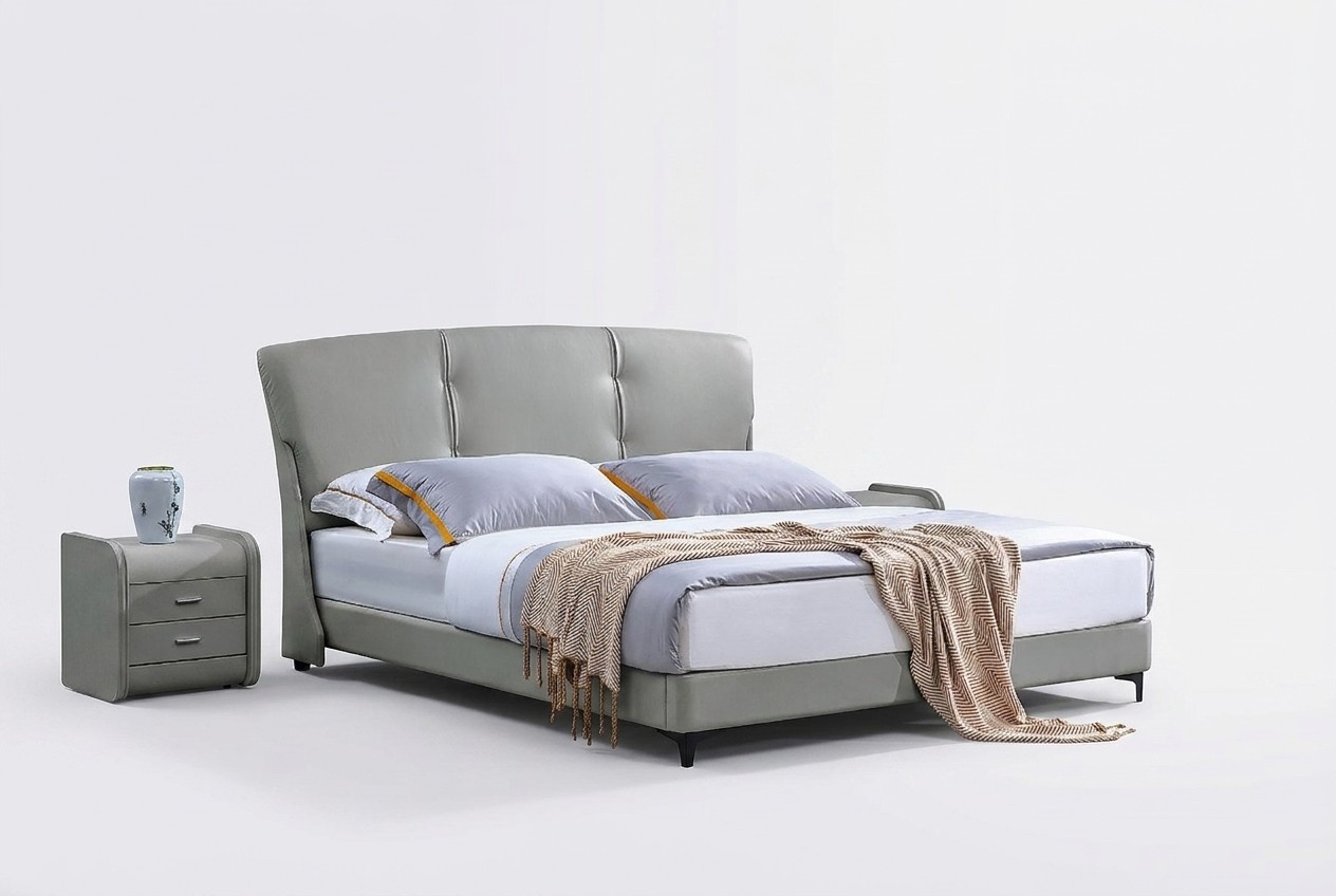 Luxus Schlafzimmer Bett Klassische Betten Möbel Moderne Möbel Bettgestell Beige
