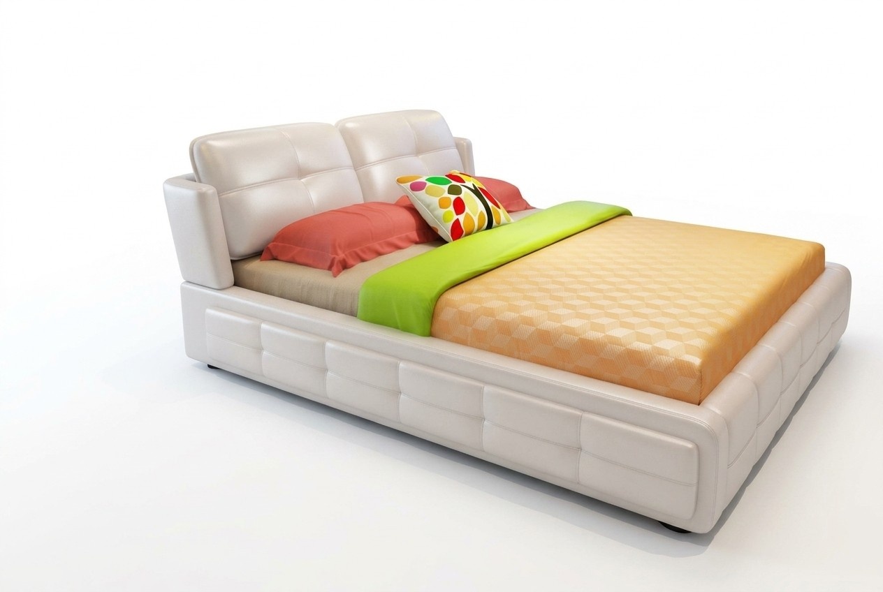 Luxus Schlafzimmer Bett Polster Design 180x200cm Doppel Hotel Betten Leder