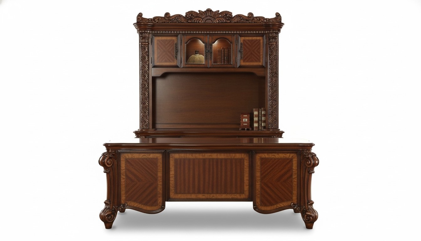 Luxus Schreibtisch Tisch Büro Office Antik Stil Barock Rokoko Barock Tische Neu