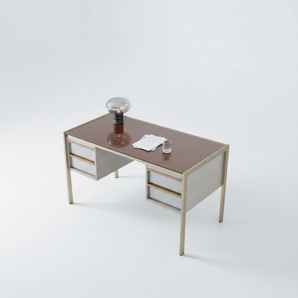 Luxus Schreibtisch Tisch Schreibtische Büro Chef Tische Einrichtug Möbel Holz