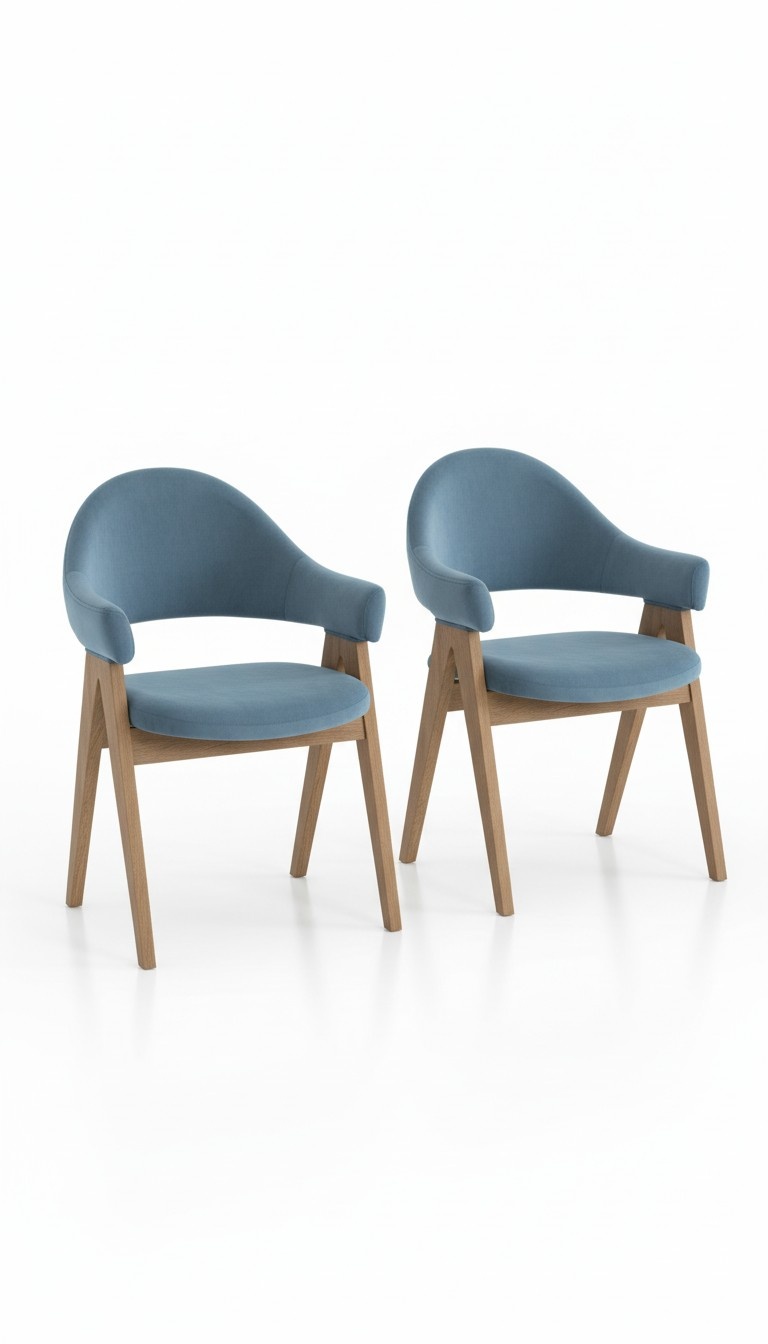 Luxus Sessel Set 10x Stuhl Gruppe Sitz Polster Lehn Stühle Garnitur Holz Massiv