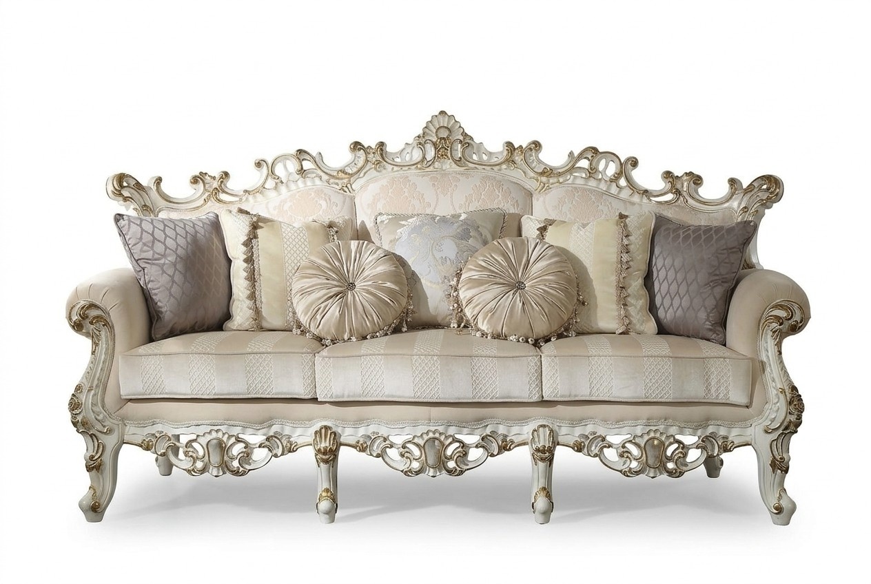Luxus Sofa Design Couch Polster Klassische Möbel Dreisitzer Dreisitzer Barock