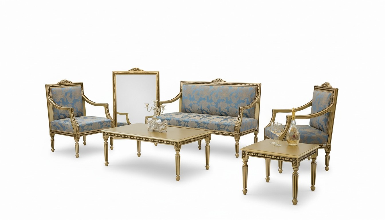 Sofagarnitur 2+1+1 Sitzer Couchtisch Beistelltisch Sofa Sessel Set 5tlg.