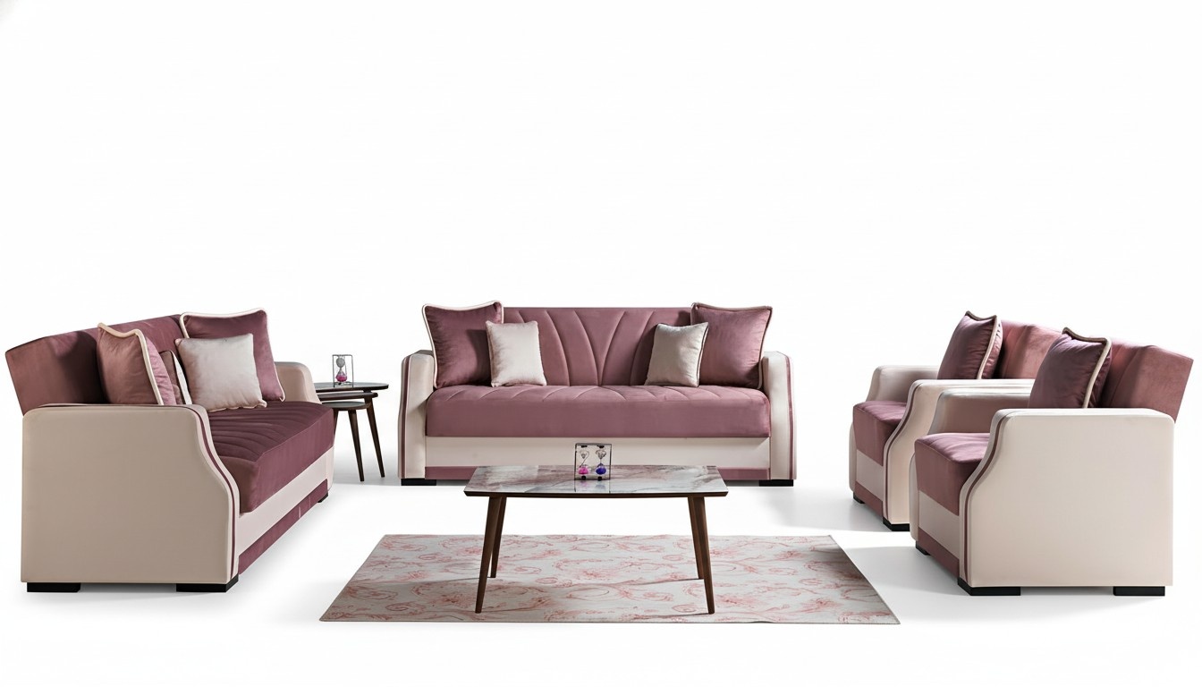 Sofagarnitur Komplett Couch Sofa Modern Garnitur Wohnzimmer Relax