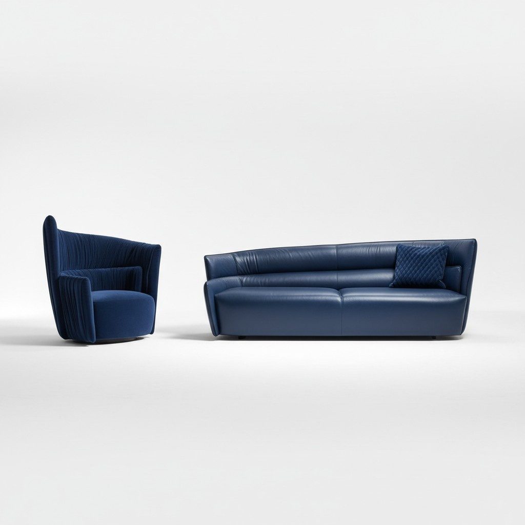 Luxus Sofagarnitur Sofa Garnitur Sofas 3+1 Sitz Sessel PRIANERA Sitzgruppe