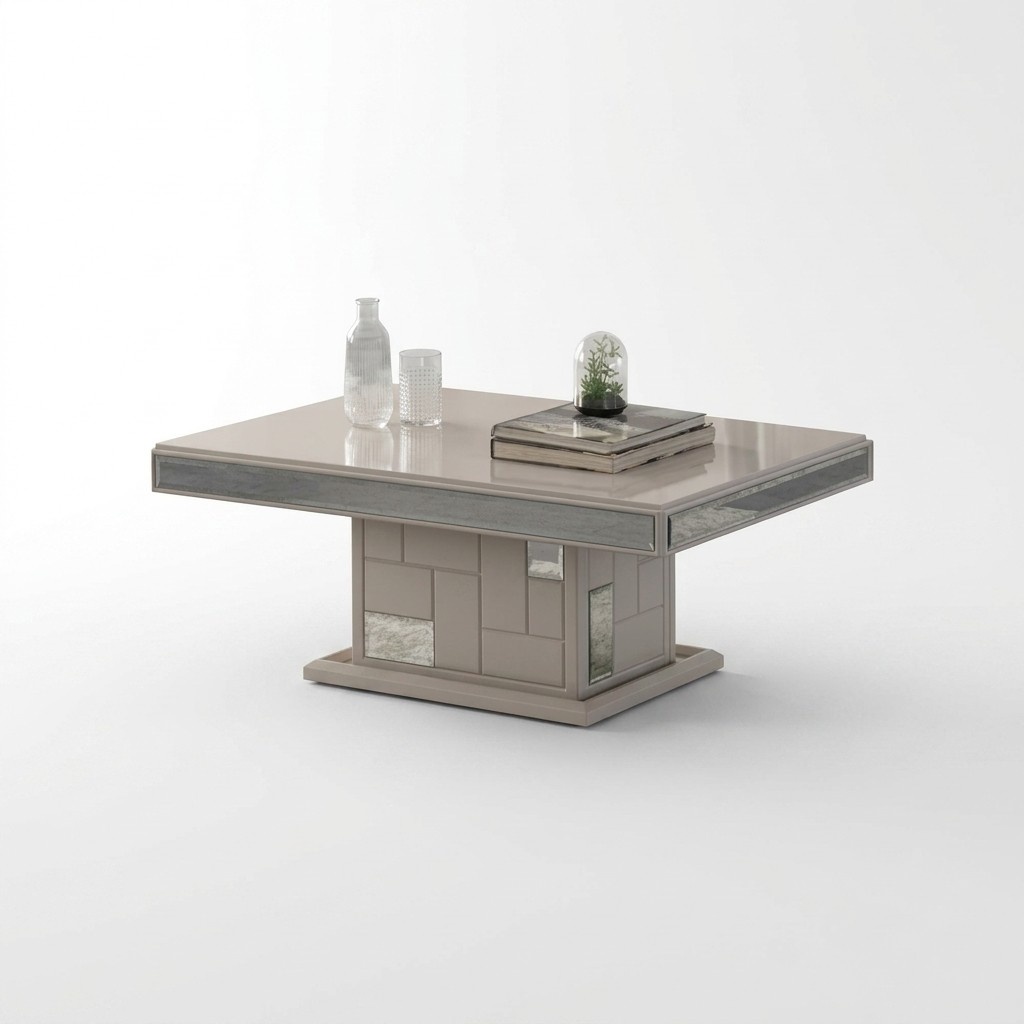 Luxus Sofatisch Couchtisch Kaffeetisch Beistelltisch Holz Weiß Tisch