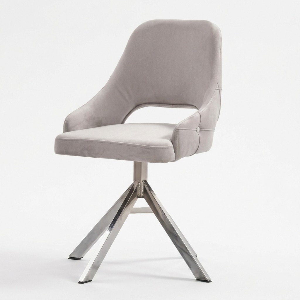 Luxus Stuhl Set 6x Stühle Essgruppe Garnitur Esszimmer Lehnstühle Sessel Metall