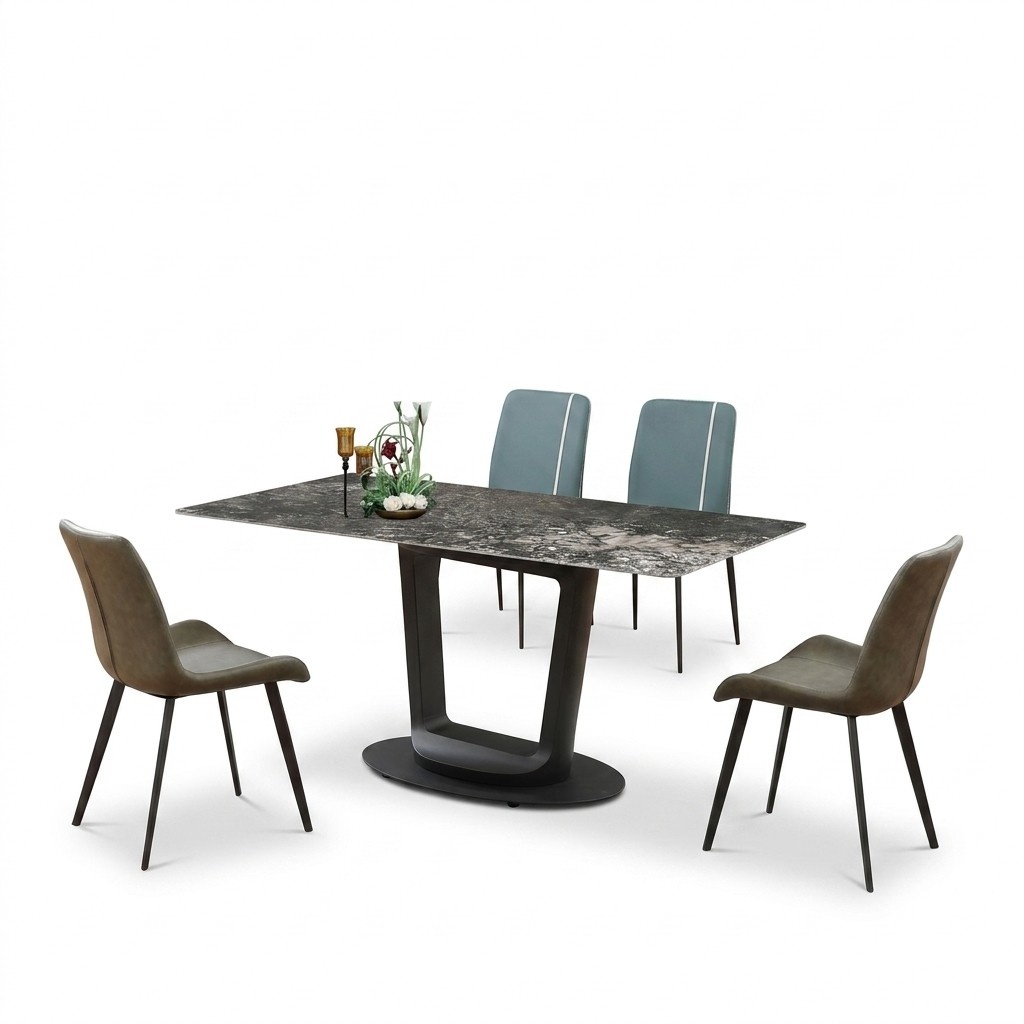 Luxus Tisch Esstisch Tische Design Edelstahl Möbel Esszimmer 180x90 Esstische.
