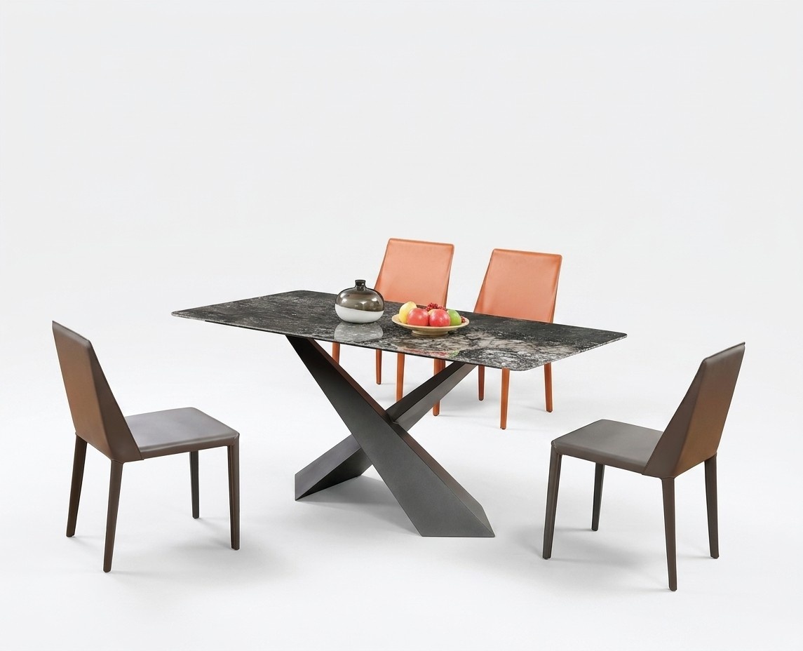 Luxus Tisch Säulen Tische Esszimmer Gruppe 5tlg. Set Garnitur Lehnstuhl Sessel.