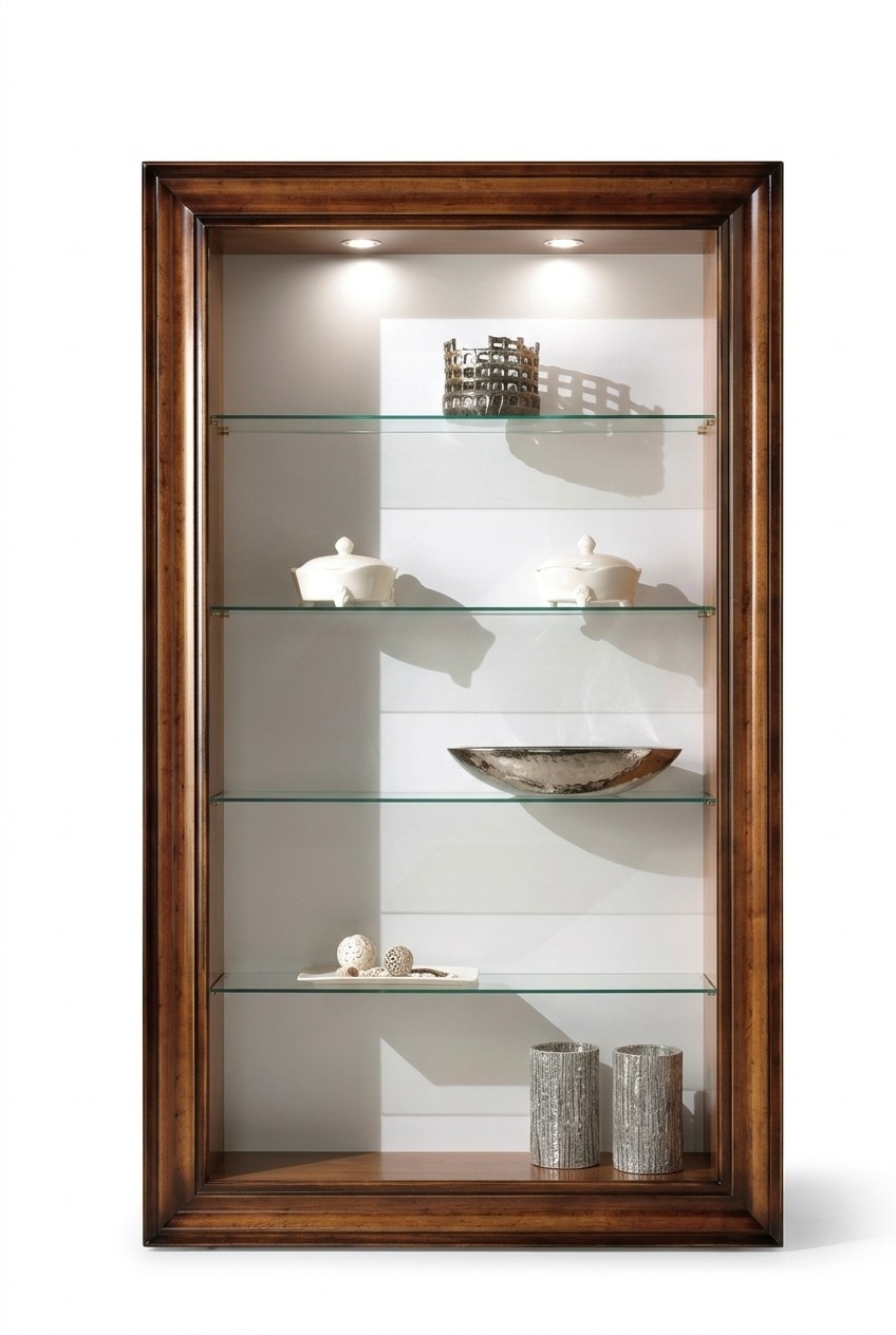 Luxus Vitrine Holz Möbel Schränke Regal Aktenschrank Glasschrank Antik