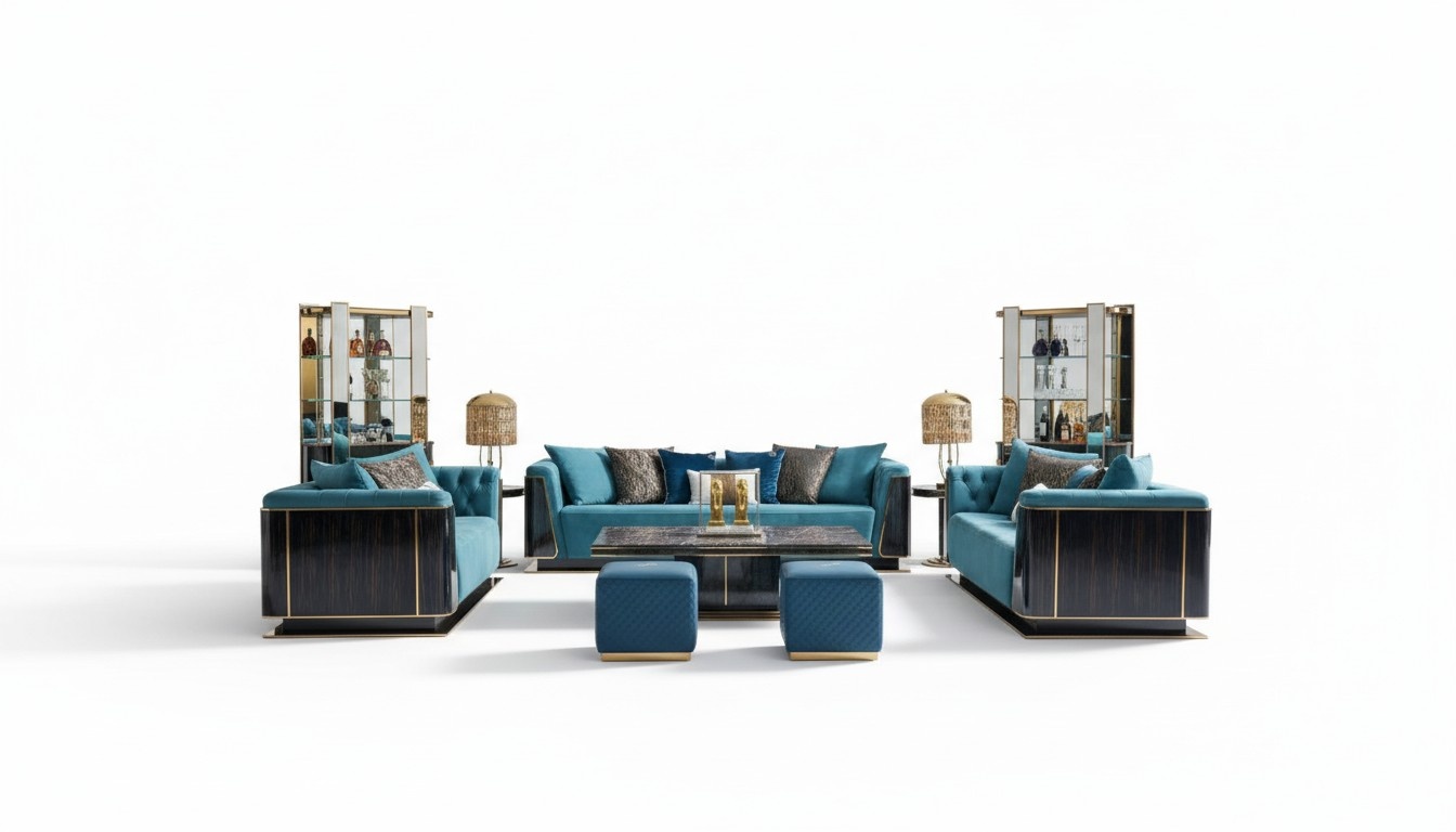 luxus wohnzimmer möbel samt sofa couch set couchtisch designer wohnlandschaft