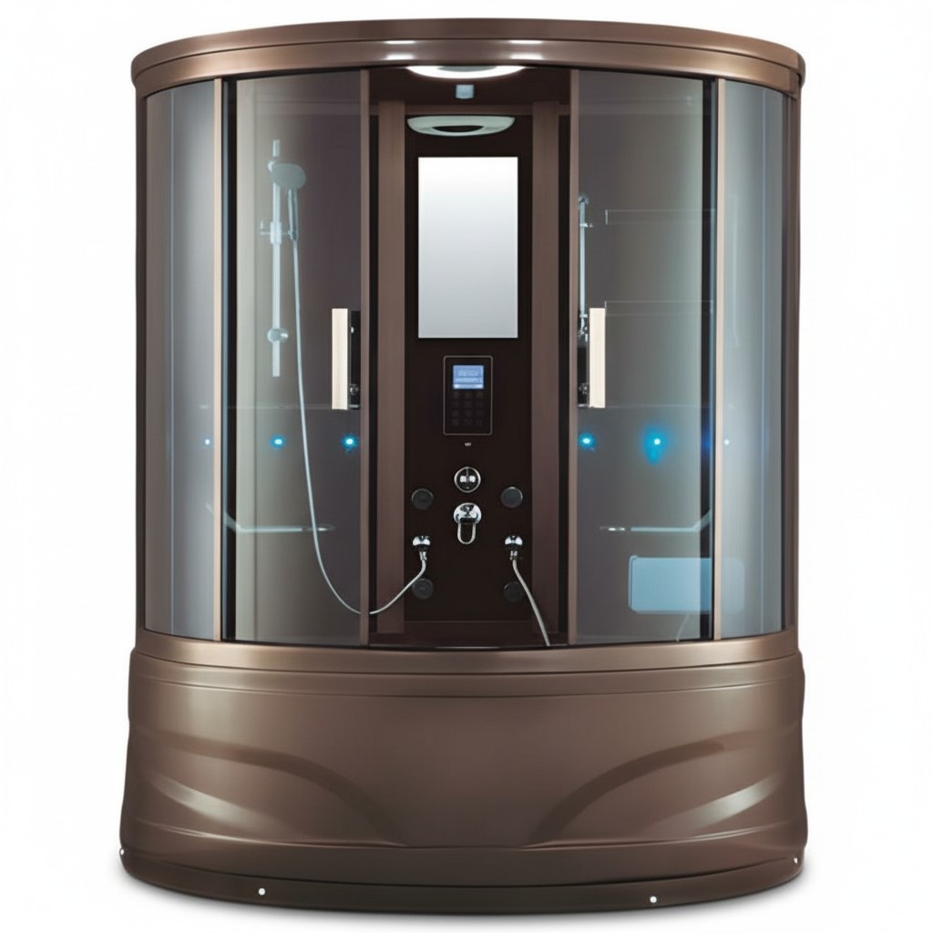 Luxusdusche Duschkabine Duschbox Wellnessdusche Multifunktionsdusche 180x130 cm