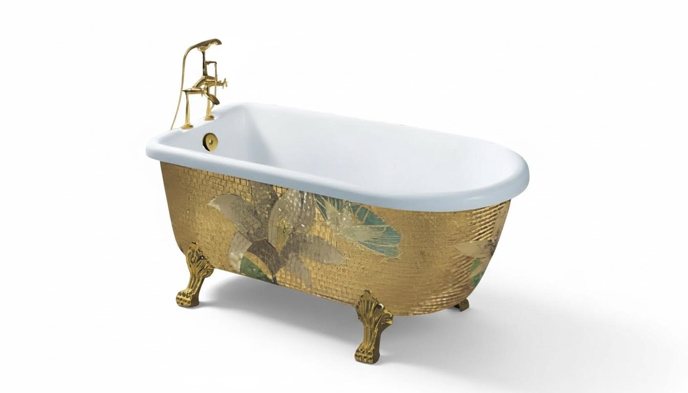 Luxuswanne Badewanne Relaxwanne Komfortwanne Design-Badewanne 150x76 cm