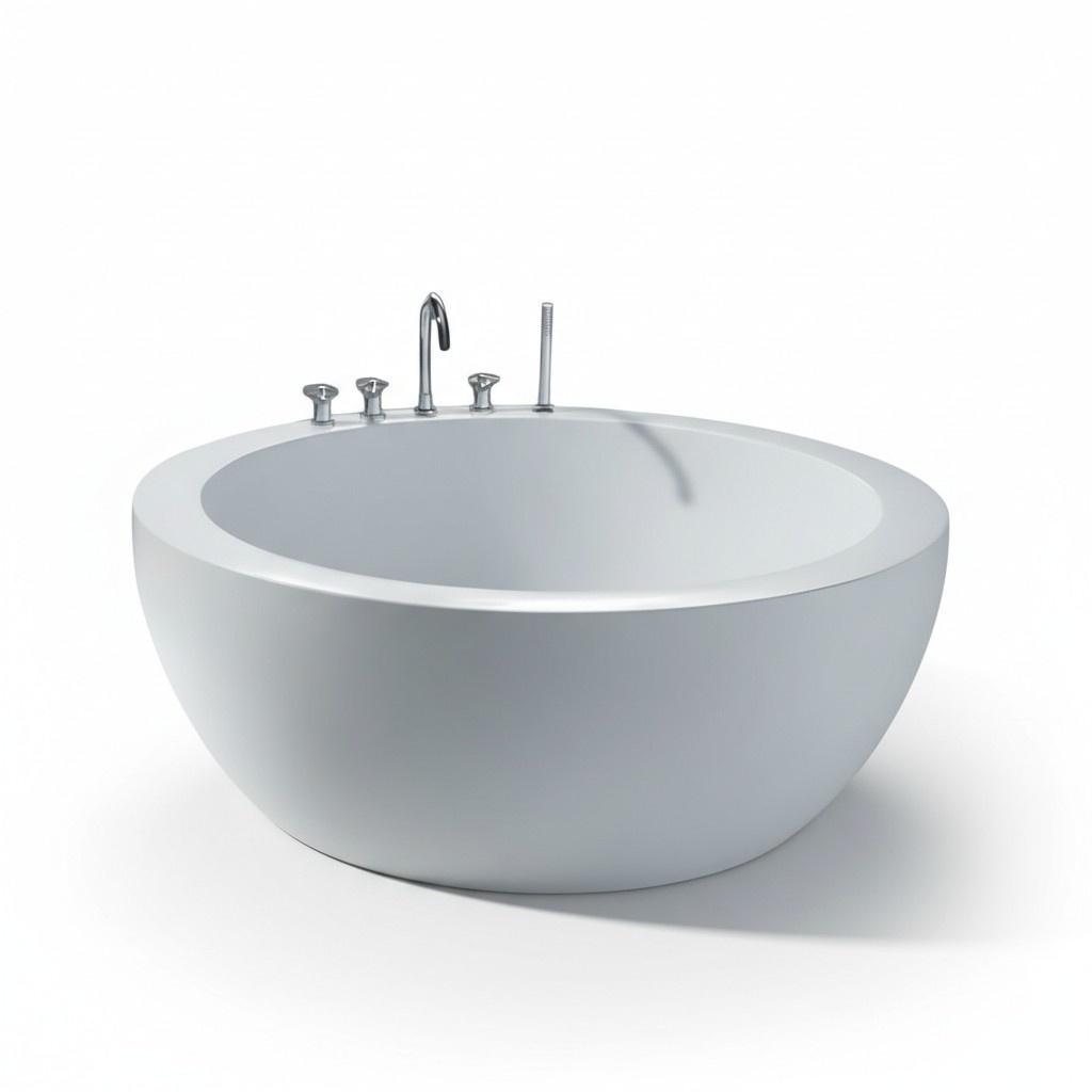 Luxuswanne Badewanne Relaxwanne Komfortwanne Design-Badewanne 160x160 cm