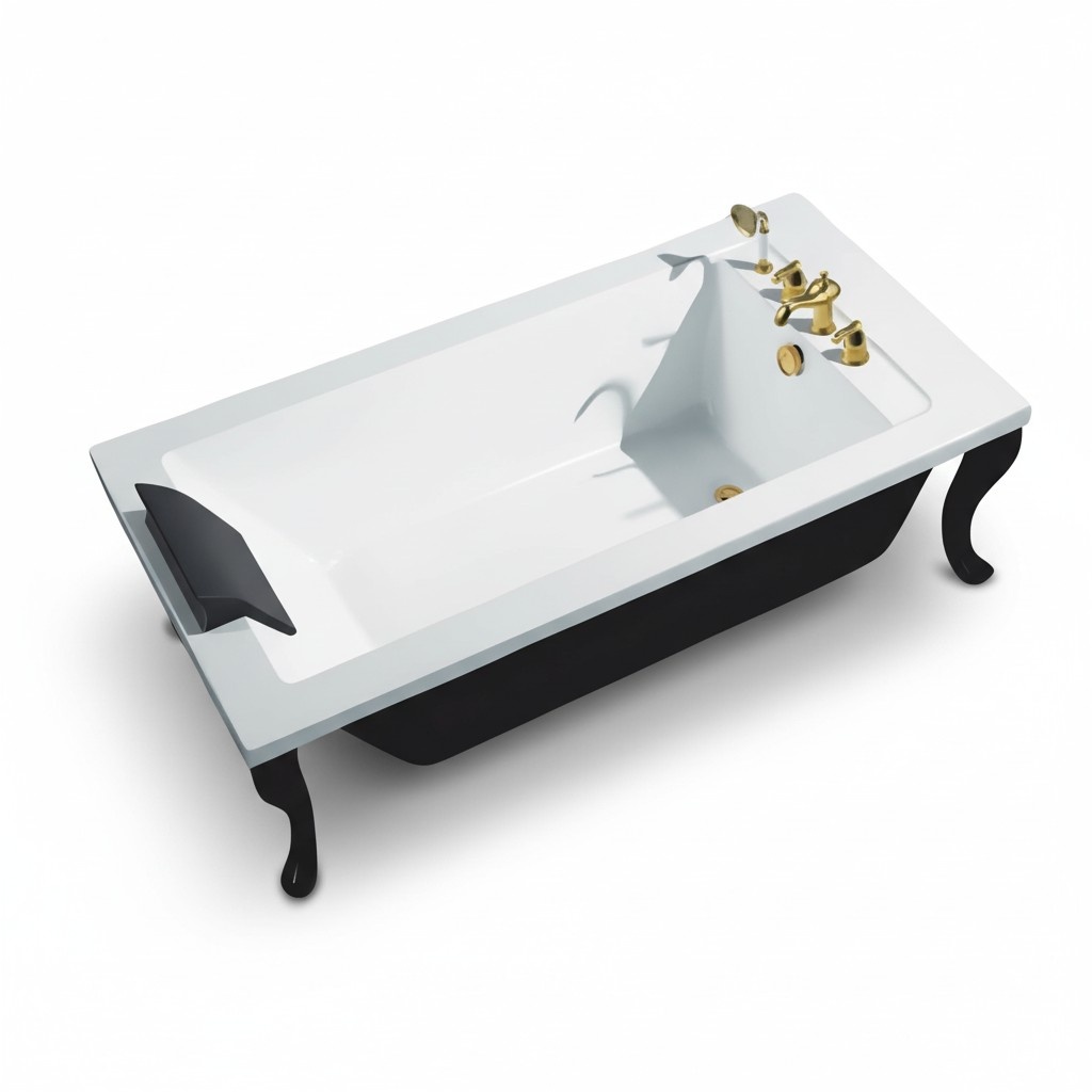 Luxuswanne Designwanne Badewanne Acrylwanne Komfortwanne Wanne 185x90 cm