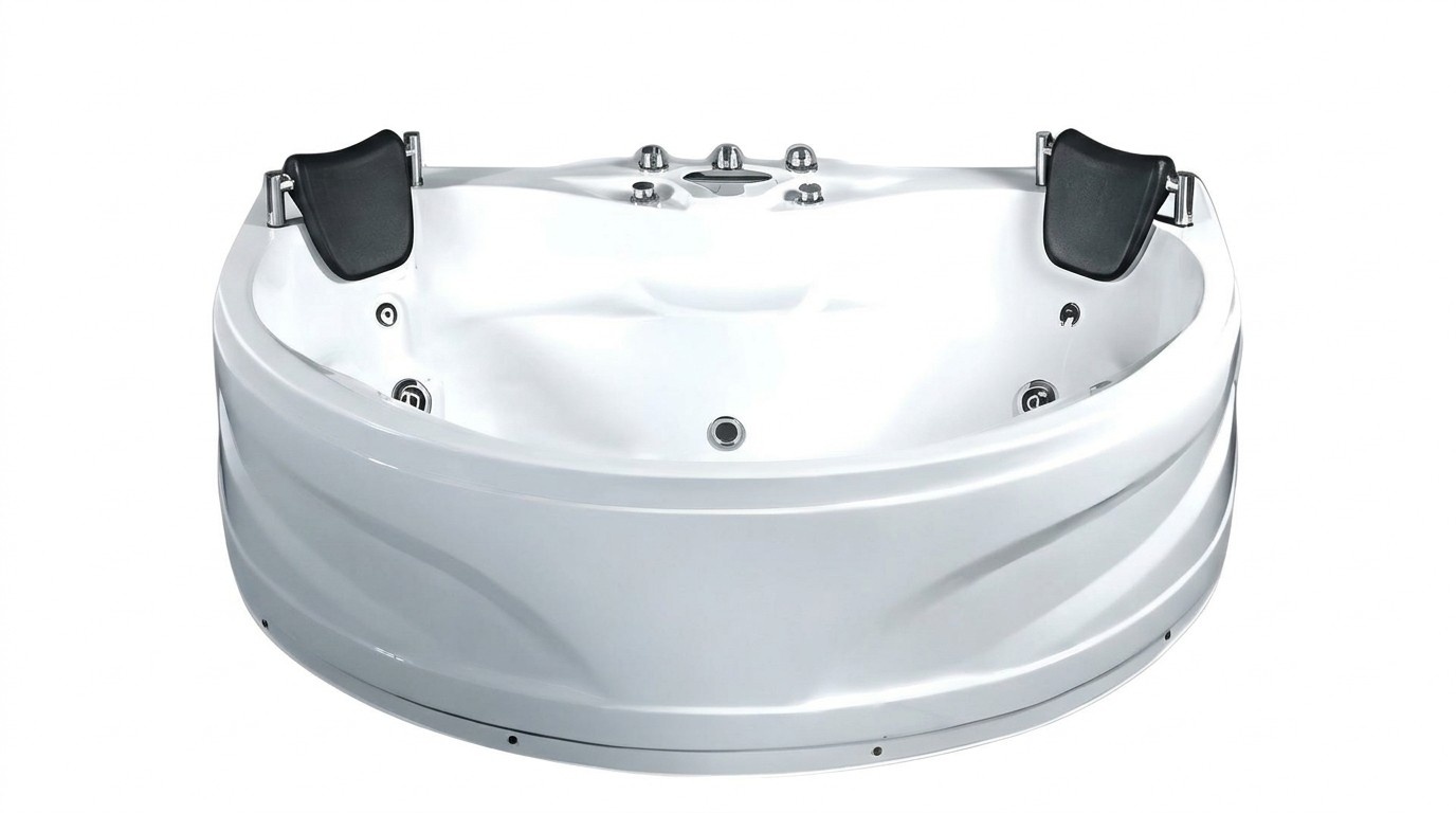 Luxuswanne Hydromassagewanne Badewanne Whirlpool Blubberbad Spa 180x130 cm