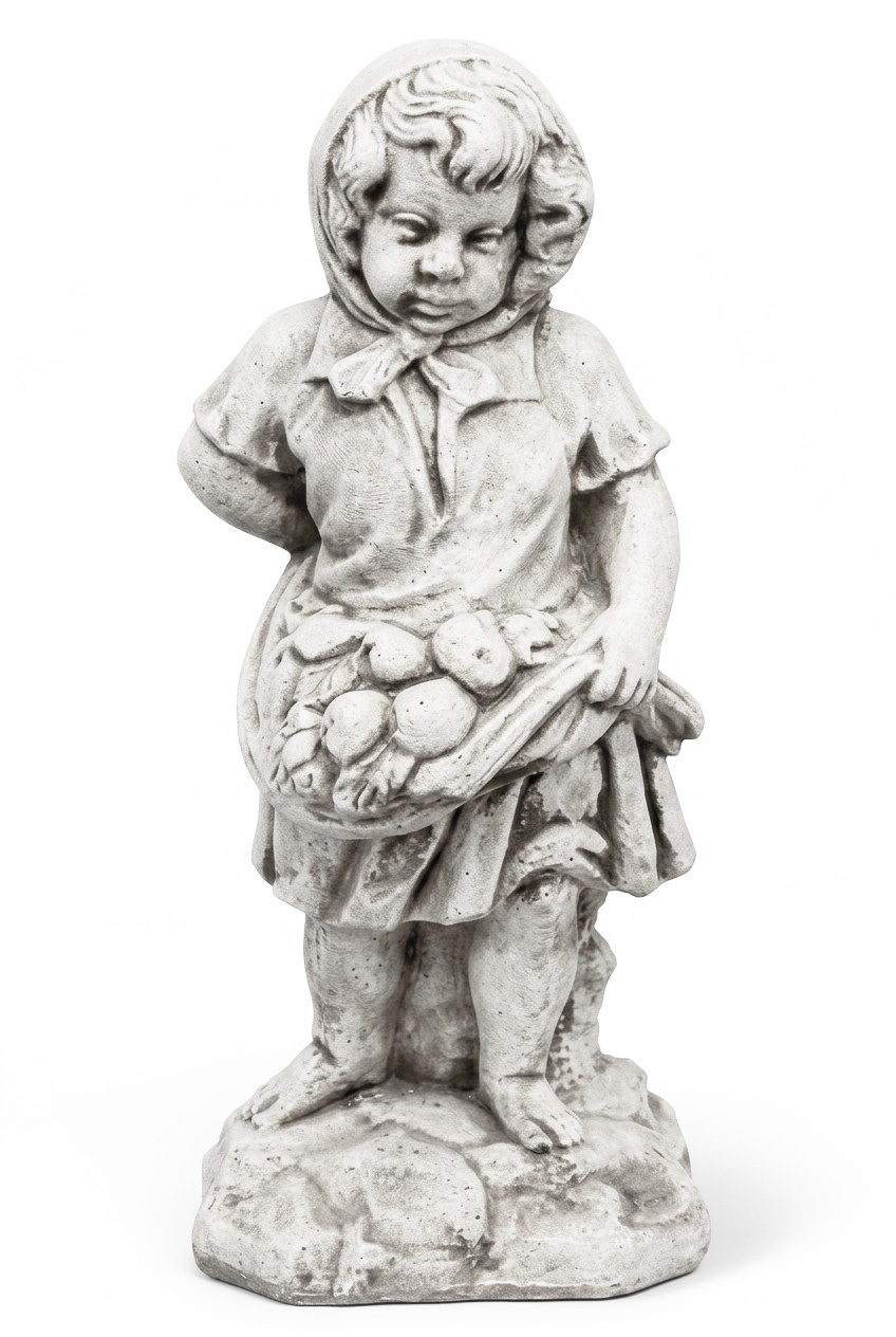 Mädchen 71cm Figur Statue Figuren Skulptur Statuen Garten Dekoration