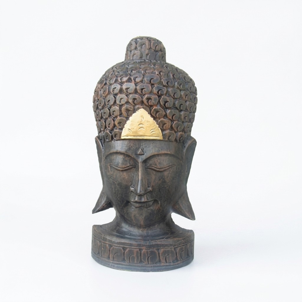 Malaysia Büste Buddha Deko Figur Statue Skulptur Figuren Statuen Skulpturen