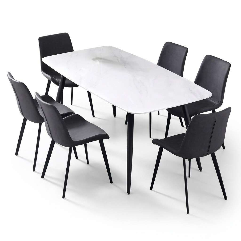 Marmor Ess Tisch Designer Wohn Tische Küche Italienische Möbel Neu