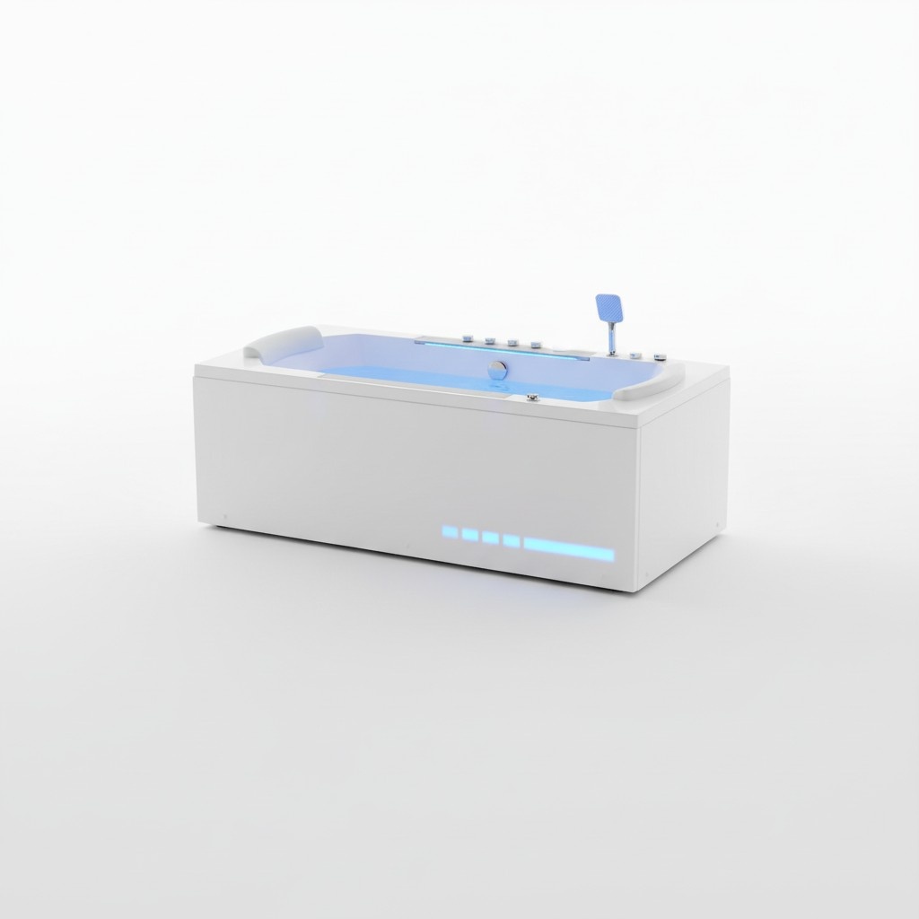 Massagebad Whirlpool Whirlwanne Hot Tub Blubberbad Hydromassagewanne 190x90 cm