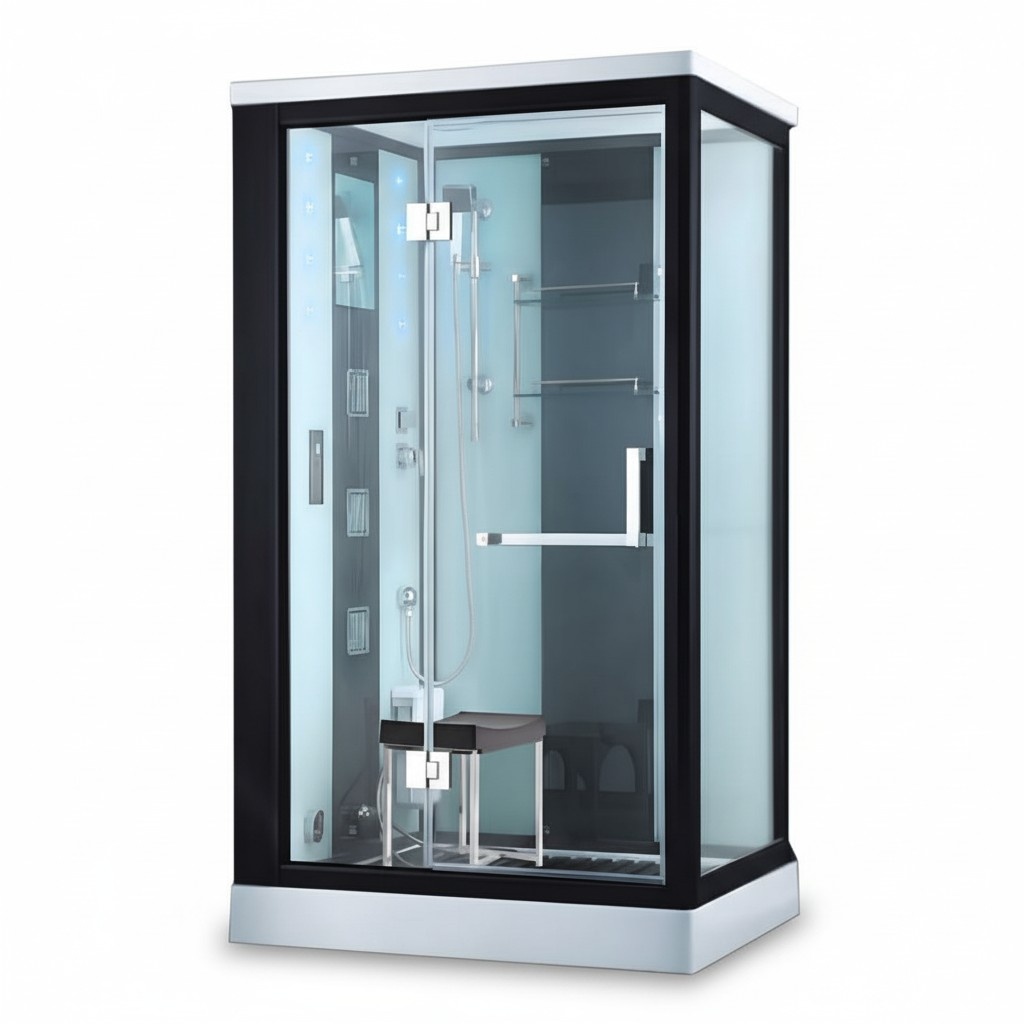 Massageduschkabine Duschkabine Multifunktionsdusche Wellnessdusche 130x100 cm