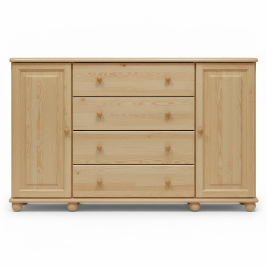 Massive Kommode Anrichte Sideboard Schrank Möbel Kommoden Echtholz Lowboard Neu
