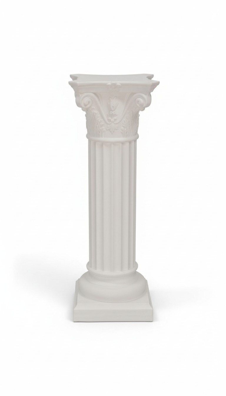 Medusa Säule Römische Säulen Marmor Skulptur Figur Deko Dekoration