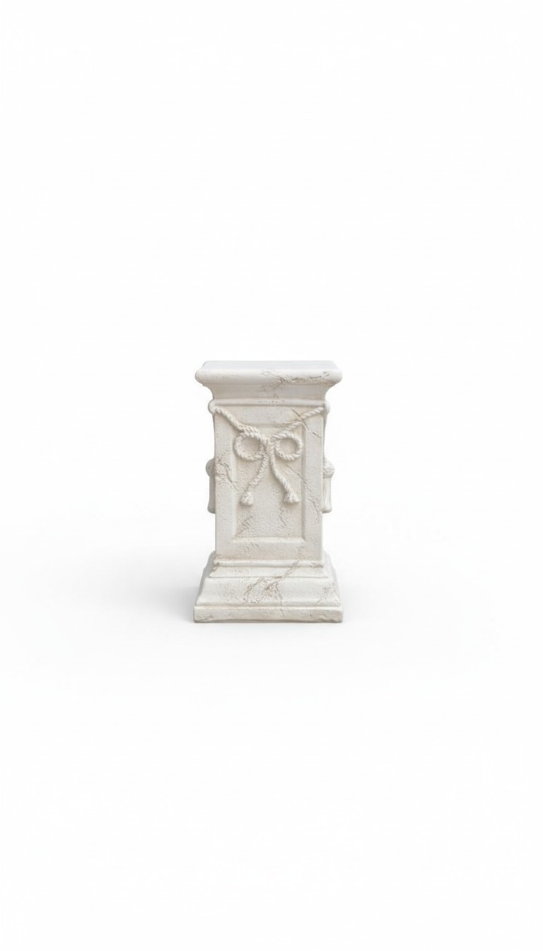 Medusa Säule Römische Säulen Marmor Skulptur Figur Deko Dekoration