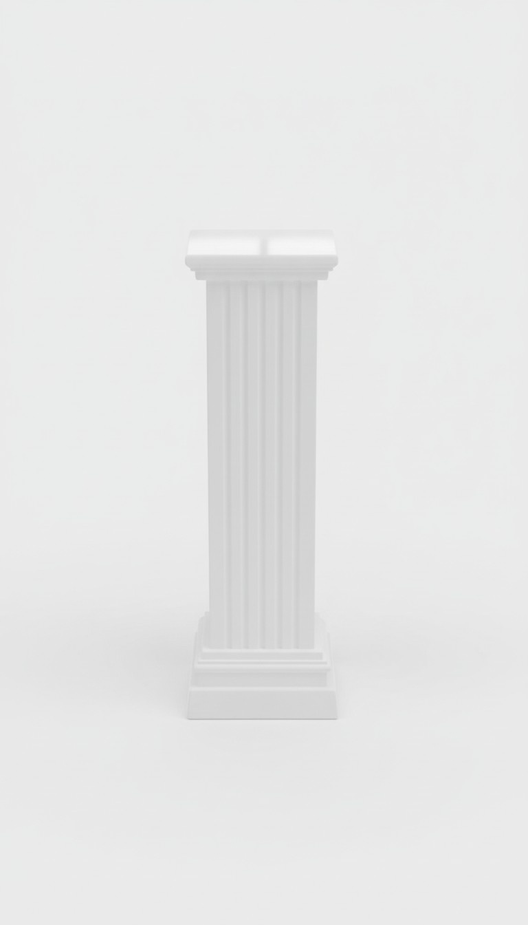 Medusa Säule Römische Säulen Marmor Skulptur Figur Deko Dekoration