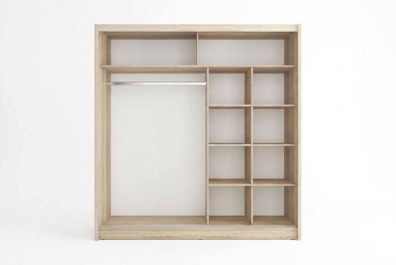 Mehrzweck Regale Schrank Regal Aufbewahrungs Kleiderschränke 200cm Neu Garderobe