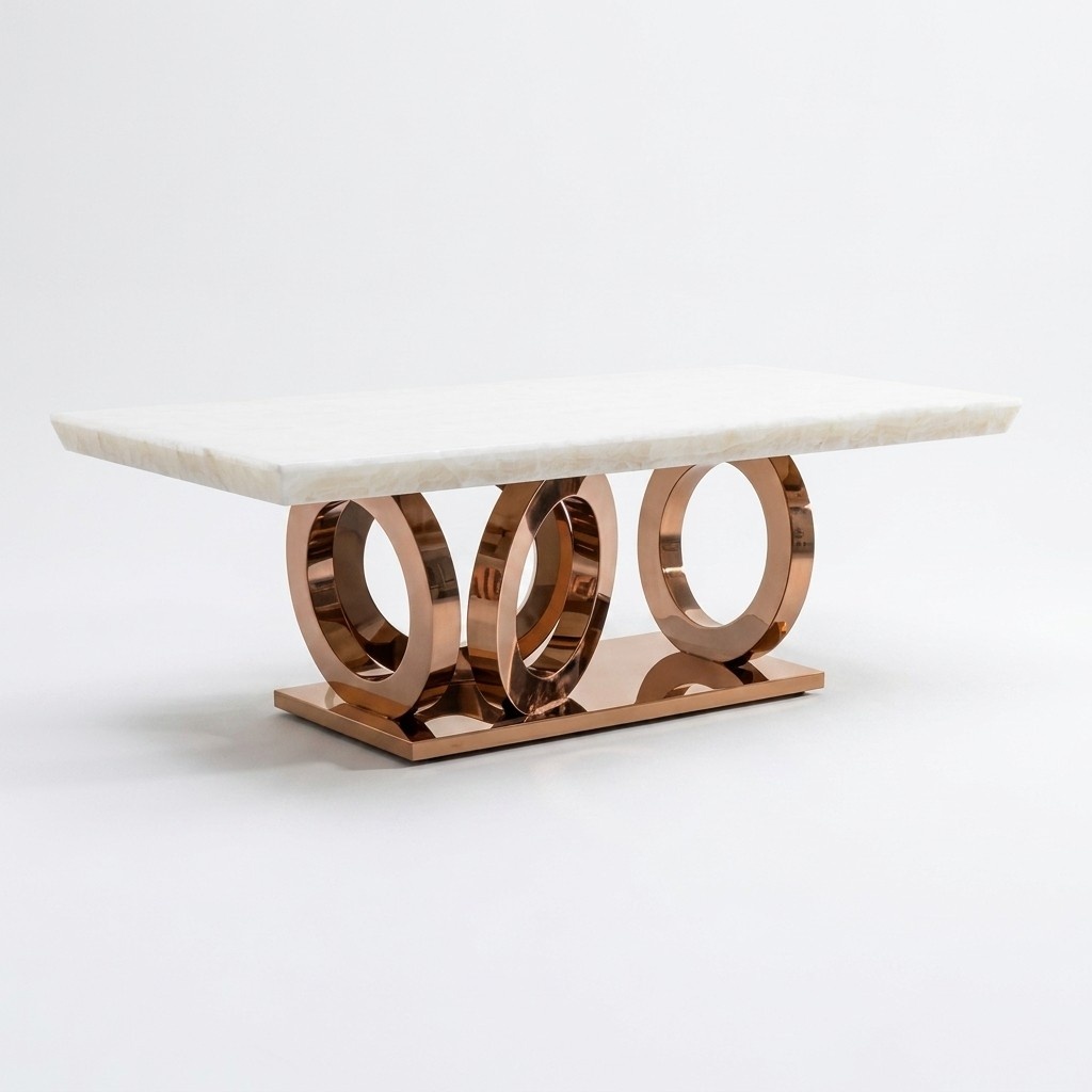 Metall Couchtisch Sofa Tisch Beistelltisch Rechteckige Couchtische 130x70cm