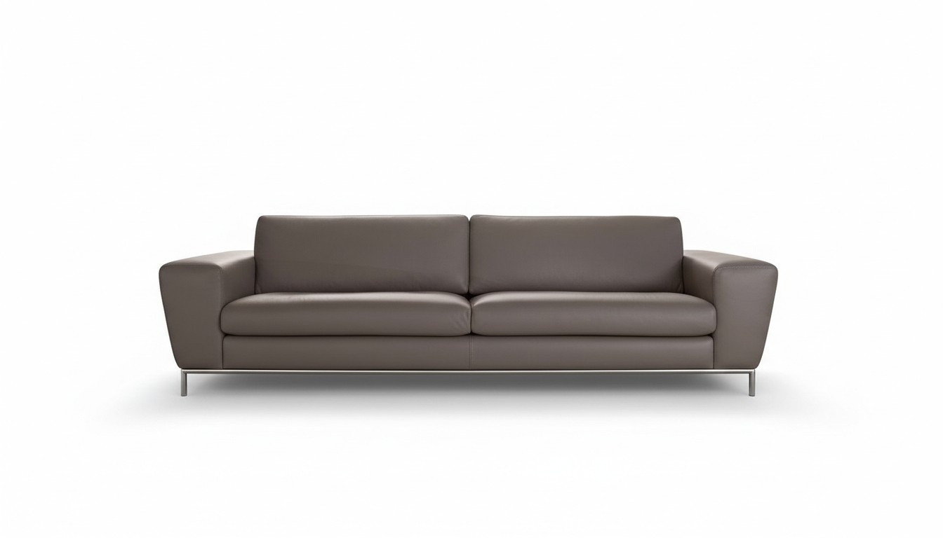Modern Couch Leder Sofas Designsofa Dreisitzer Sitz Grau Sofa 3 Sitz Prianera