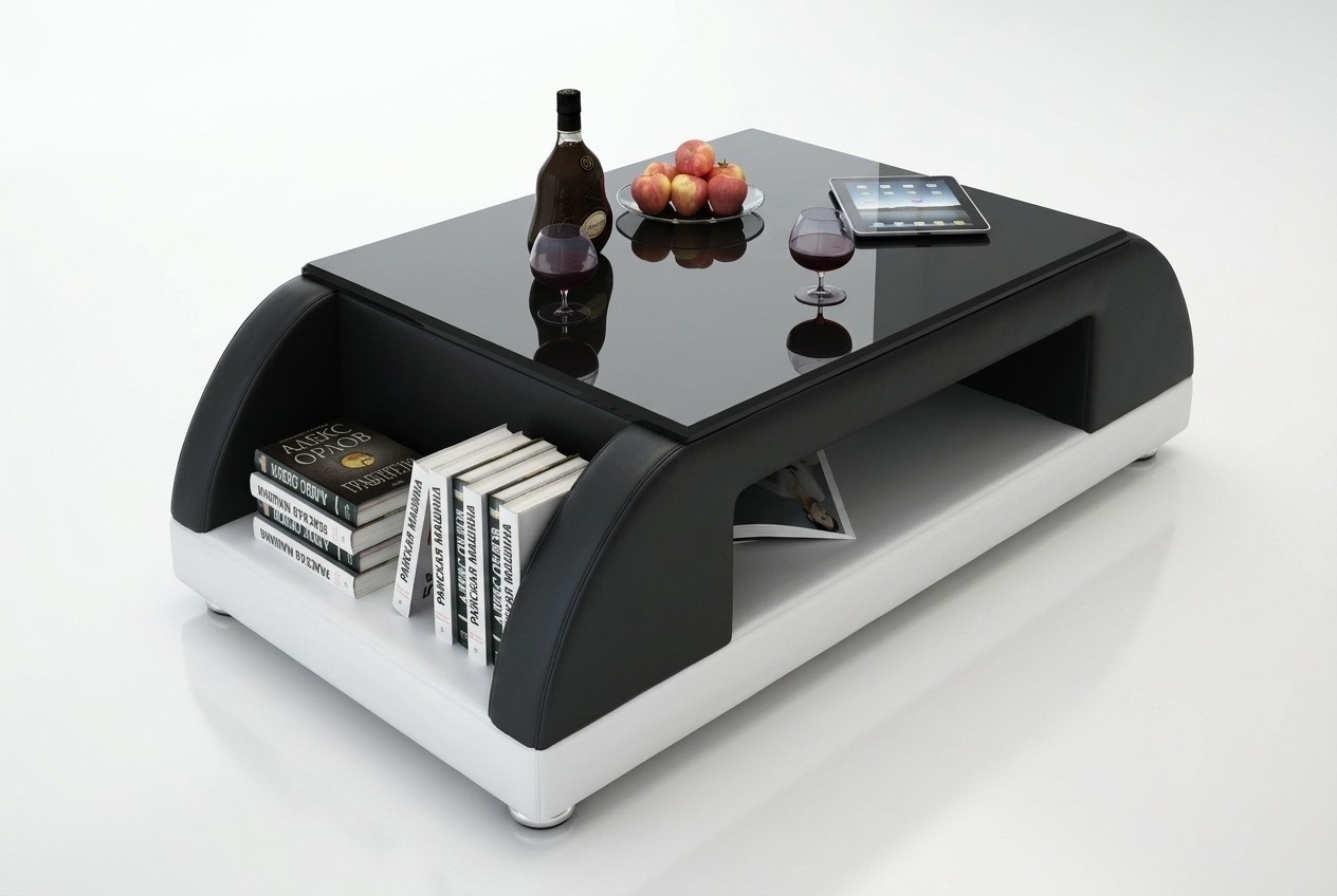 Modern Couch Polster Leder Tisch Wohnzimmer Beistell Glas Tische Kaffee Design