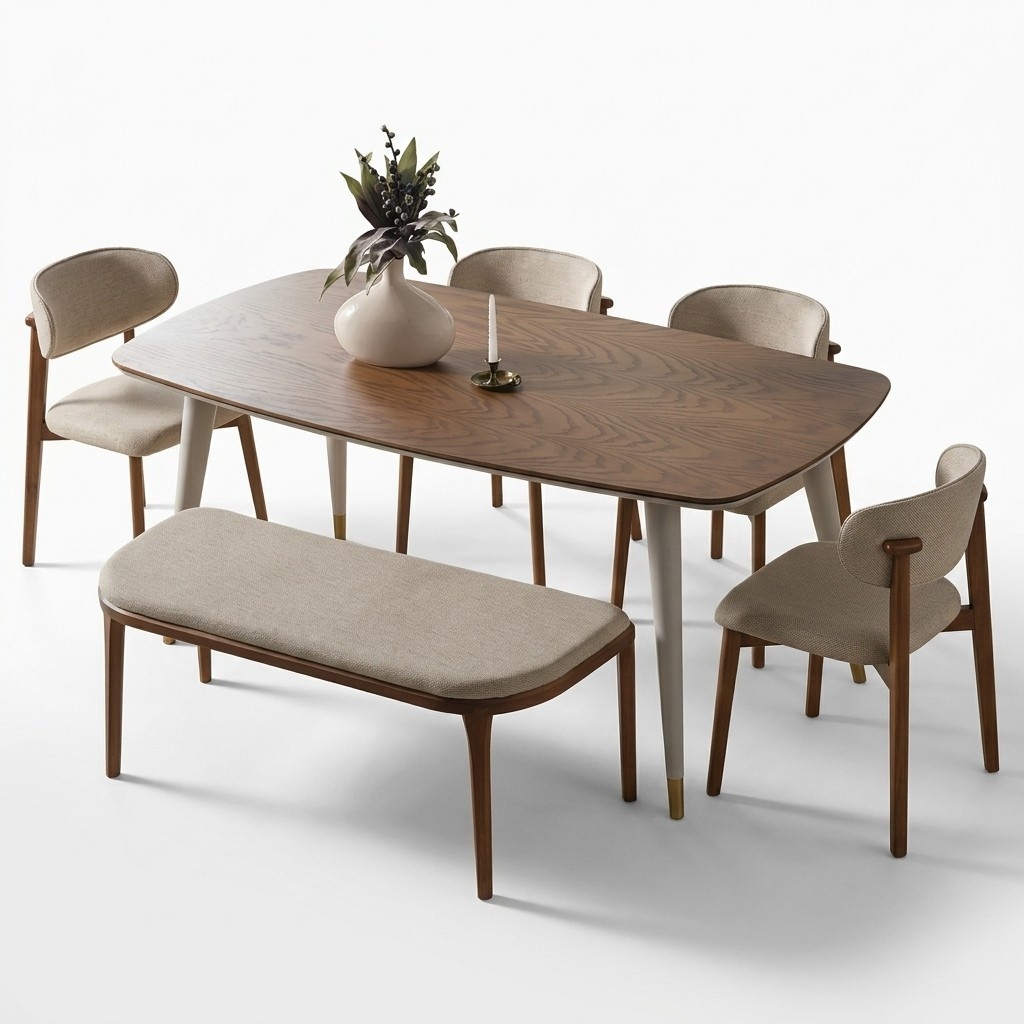 Modern Esstisch Elegant und funktional Tisch Esszimmer Beige Tisch Neu